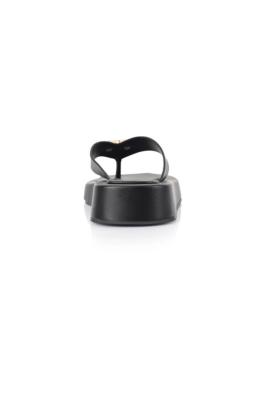 Bosley Platform Thongs - Black