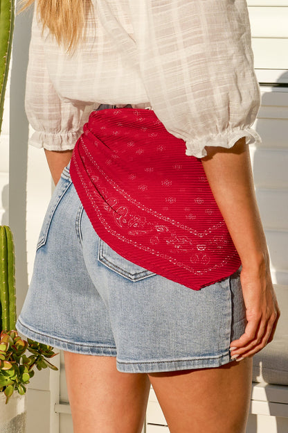 Chaser Headscarf - Red