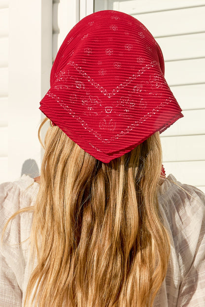 Chaser Headscarf - Red