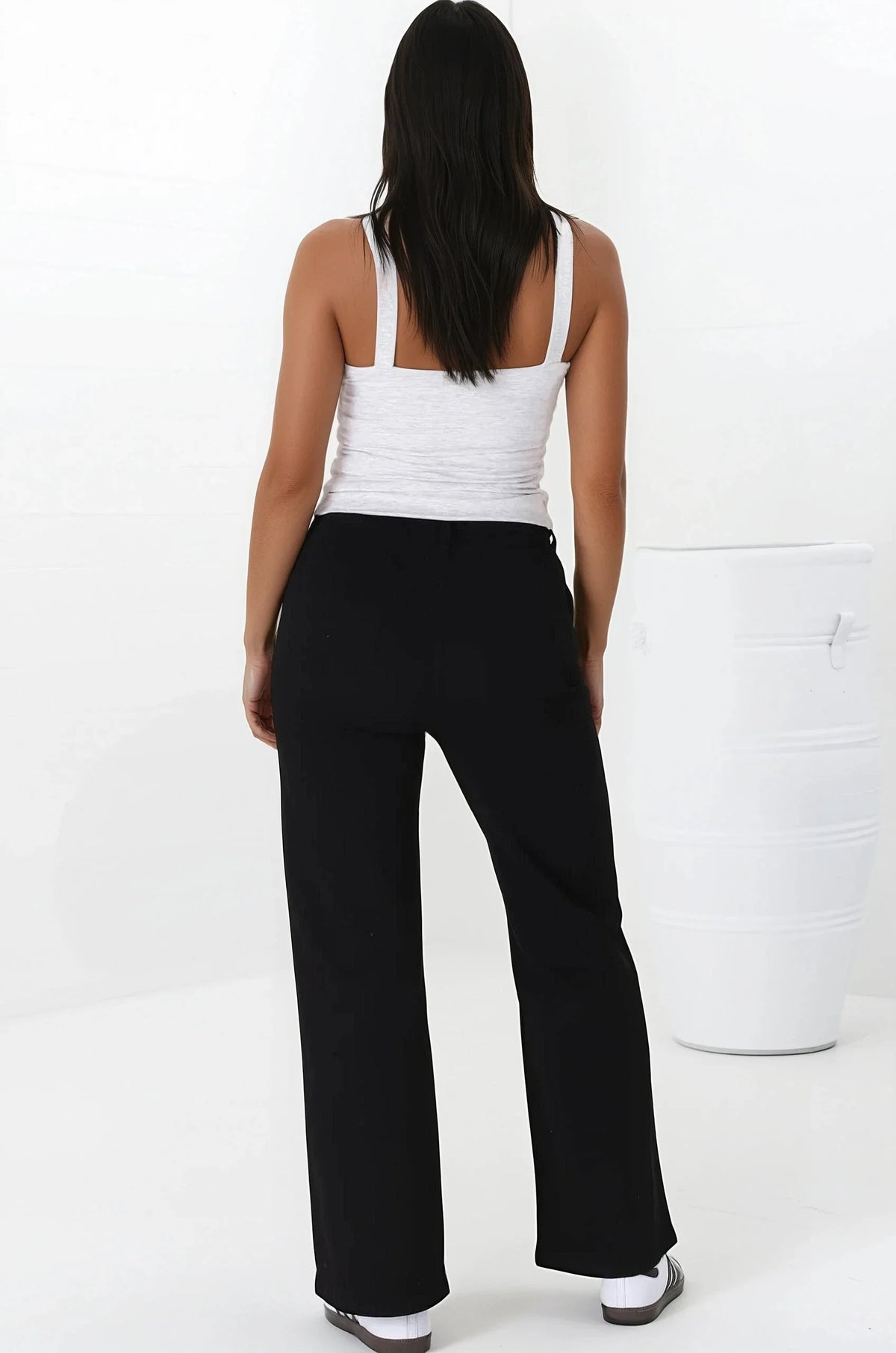 Medusa Jeans - High Waisted Wide Leg Jeans in Black